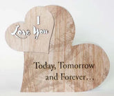 I Love You From My Heart Sentiment Plaque Block